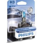 H3 12V 55W PK22s WhiteVision Ultra 1St. Philips | 1-STK Blisterpackung | 12336WVUB1