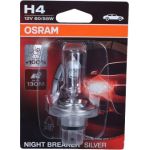 H4 Osram | 12V 60/55W P43T NBS | Night Breaker Silver | 64193NBS-01B