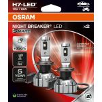 H7 NIGHT BREAKER LED SMART +330% StVZO-Konforme LED 2St. Osram | 64210DWNBSM-2HB