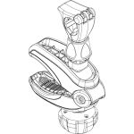 Haltearm kurz 122 mm o.Schloss | THULE Ersatzteil | 1500052419