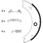 Handbremsbacken Db Sprinte# | 91057900