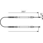 Handbremsseil | CITROEN,FIAT Ducato,PEUGEOT | 1987482006