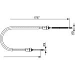 Handbremsseil | DACIA Duster 13 | 1987482410