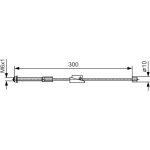 Handbremsseil | FORD Fiesta,Fusion 02 | 1987482132