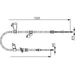 Handbremsseil li | MITSUBISHI Colt,SMART Forfour 04 | 1987482247