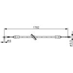 Handbremsseil | MERCEDES M-Klasse | 1987477902