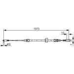 Handbremsseil | MERCEDES Sprinter 00-06 | 1987482131