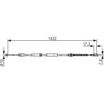 Handbremsseil | MERCEDES Sprinter Zwillingsr 06 | 1987482034