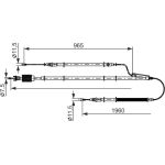 Handbremsseil | OPEL Meriva 10-17 | 1987482805