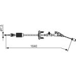 Handbremsseil | PEUGEOT 3008 09-16 | 1987482798