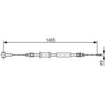 Handbremsseil | PEUGEOT Boxer,FIA,CIT 06 | 1987482214