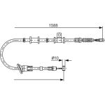 Handbremsseil re | MITSUBISHI Carisma 95 | 1987482246