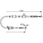 Handbremsseil re | MITSUBISHI Space Star 98 | 1987482065