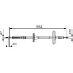 Handbremsseil | SAAB 9-3 | 1987482021