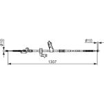 Handbremsseil | TOYOTA RAV4 00-05 | 1987482902