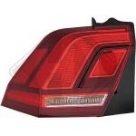 Heckleuchte L M K-PLATTE LED/WY21W ROT/WEISS | VW TIGUAN (-ALLSPACE) 1,16 | 2256091