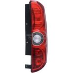 Heckleuchte L O K-PLATTE ROT WEISS | FIAT DOBLO KLAPPE 2,10-2,15/OPE COMBO KLAPPE 2,12 | 2525,658,2