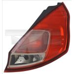 Heckleuchte L O K-PLATTE ROT/WEISS | FORD FIESTA 3/5-T 1,13-12,16 | 2736,658,2