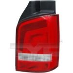 Heckleuchte L O K-PLATTE ROT/WEISS (KLAPPE) | VW TRANSPORTER T5 10,09-3,15 | 7297,658,6