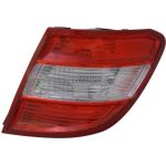 Heckleuchte L O K-PLATTE ROT/WEISS | MERCEDES S204 C-KLASSE KOMBI CLASSIC/ELEGANCE 1,07-2,11 | 3963,658,4