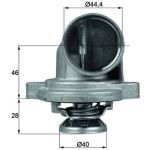 Integralthermostat | MERCEDES Vito 2.3D/TD 96-03 | TI 23 80