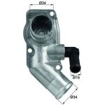 Integralthermostat mit Dichtung | OPEL AstraG/Zaffira 2,0DTI | TI 43 92D