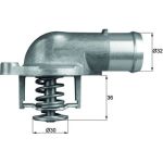 Integralthermostat mit Dichtung | VW T5,Touareg | TI 212 87D