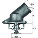 Integralthermostat | OPEL Astra G/H/ Corsa B/C/D 93 | TI 224 92