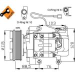 Kompressor, Klimaanlage | 32681