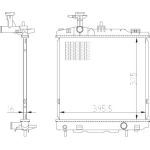 Kühler, Motorkühlung | 550022