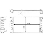 Kühler, Motorkühlung | CR 348 000S