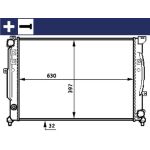 Kühler, Motorkühlung | CR 423 000S