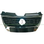 KÜHLERGRILL KOMPL SCHW/CHROM +CHR-R PQ | VW PASSAT 3,05-7,10 15CM EMBL NR 3C0853600A/M/Q/H | 7257,403,1