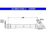 Kupplungsschlauch | 24.5802-0320.3