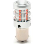 LED Metalsockel P21W Ba15s 26x 3030 SMD Orange 100 % Canbus Inside | 24567-1