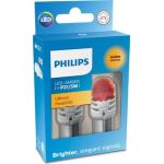 LED P21/5W 12V 2.5/0.5W Ultinon Pro6000 SI Amber Intense NOECE 2 St. Philips | 11499AU60X2