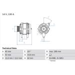 Lichtmaschine | ALFA,FIAT,LANCIA | 0 986 049 400