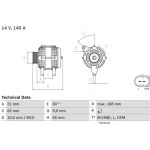 Lichtmaschine | AUDI,SKODA,VW | 0 986 044 470