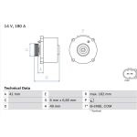 Lichtmaschine | BMW,ROLLSROYCE | 0 986 047 170