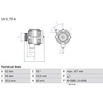 Lichtmaschine | CITROEN,FIAT,PEUGEOT | 0 986 039 760