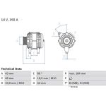 Lichtmaschine | CITROEN,PEUGEOT,SUZUKI | 0 986 044 400