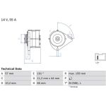 Lichtmaschine | FIAT,LANCIA,AUTOBIANCHI | 0 986 035 641