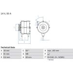 Lichtmaschine | FORD Fiesta | 0 986 036 020