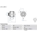 Lichtmaschine | FORD Mondeo | 0 986 041 950