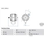 Lichtmaschine | Ford Tourneo,Transit 1.8 02 | 0 986 049 181