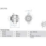 Lichtmaschine | HONDA | 0 986 082 800