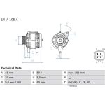 Lichtmaschine | HONDA Accord,Crossroad 06 | 0 986 082 410