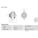 Lichtmaschine | HONDA CR-V,Civic | 0 986 082 050