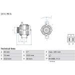 Lichtmaschine | MAZDA 6 | 0 986 080 320