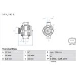 Lichtmaschine | MERCEDES E-Klasse,Sprinter | 0 986 046 300